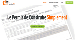 Desktop Screenshot of permis-construire.com
